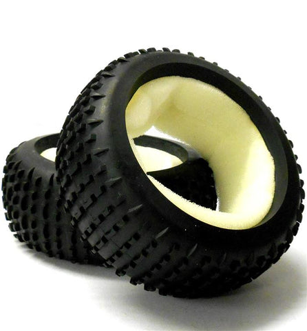 85728 1/8 Scale Off Road RC R/C Buggy Foam Inserts + Tyres Tires x 2