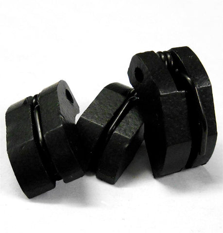 85745 Plastic Nylon Black 3 Shoe Clutch with Springs 1/8 Scale