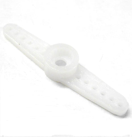 86052S 1 x RC Throttle Servo Horn Arm Plastic 32mm Long 1/16 Scale White