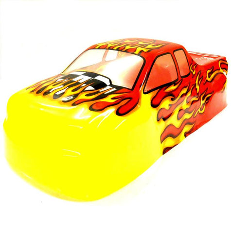 08035 88003 RC 1/10 Scale Monster Truck Body Shell Cover HSP Red V2 UnCut