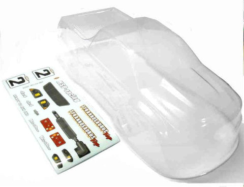 88030 RC 1/10 Scale Monster Truck Body Shell Cover HSP Uncut Narrow Clear