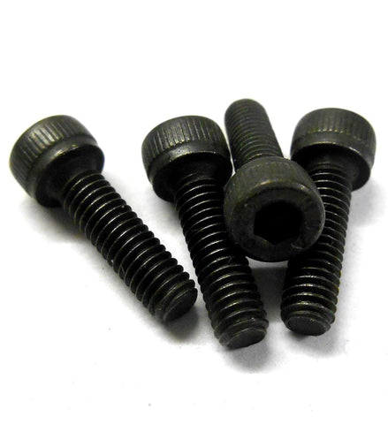 98073 4 x Cap Screw M4 x 14 4mm x 14mm Metric Black 1/8 Scale Spares Parts