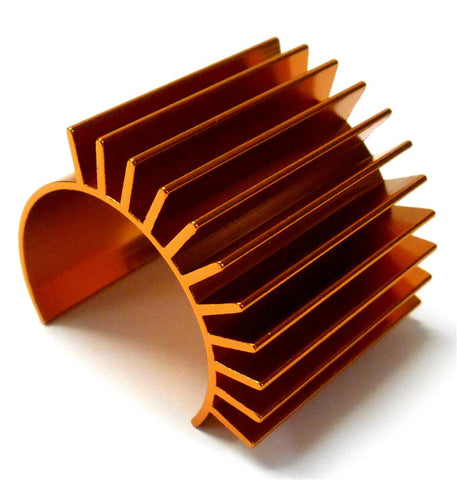BS701-008 550 540 Motor Heatsink Heat Sink Vented Aluminium Orange