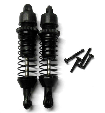 BS709-004 1/10 Scale Plastic Big Bore Shock Absorber Damper x 2 Black 85mm Long