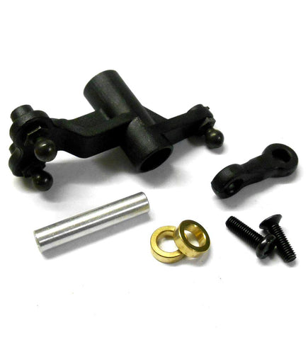 BS709-009 1/10 Scale Plastic Steering Servo Saver Complete Plastic Black BSD
