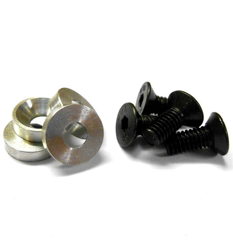 BS801-011 1/8 Scale M4 4mm x 8mm 4x8 Engine Screws x 4 with Washers