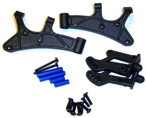 BS809-011 RC Rear Spoiler Mount and Screws