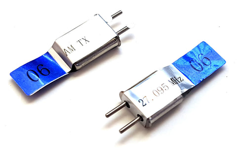 27mhz AM Transmitter and Radio RC Crystal Set 27 mhz 27.095 TX & RX Ch 6