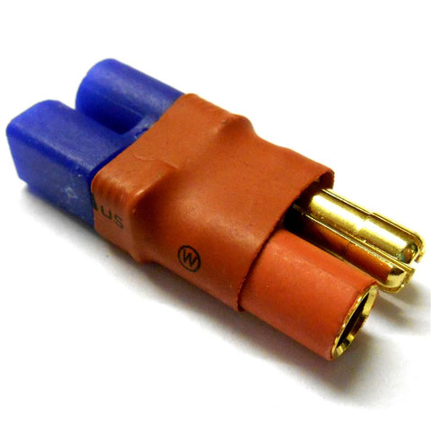 C0083Z RC Connector Male EC3 to 5.5mm Gold Bullet Adapter Adaptor Direct