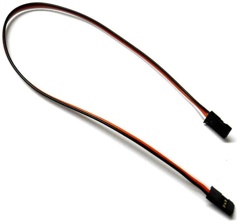 C2001B-5 30cm 22AWG 22 AWG RC Futaba Straight Extension Wire (2 Males)