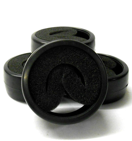 D-021 1/10 Front Rear Car RC Plastic On Road Slick Tyre Black Foam Insert Hard