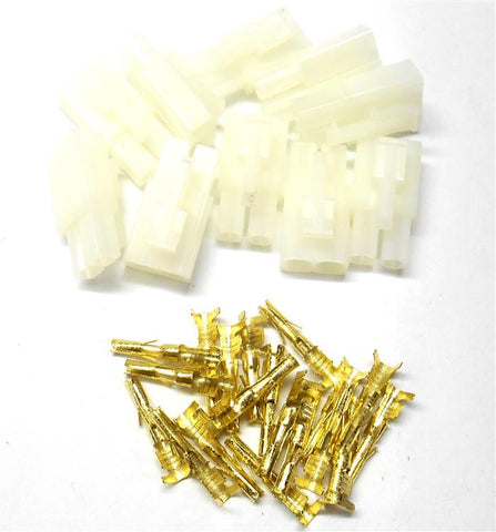 RC R/C 7.2v Tamiya Battery Large Male Connector Plug Set Gold Pins 10