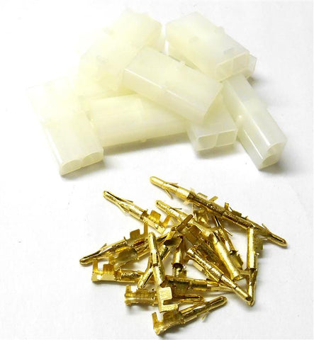 RC R/C 7.2v Tamiya Battery Large Female Connector Plug Set Gold Pins 10