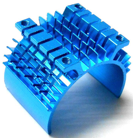 540 550 RC EP Motor Alloy Vented Heatsink Blue Top