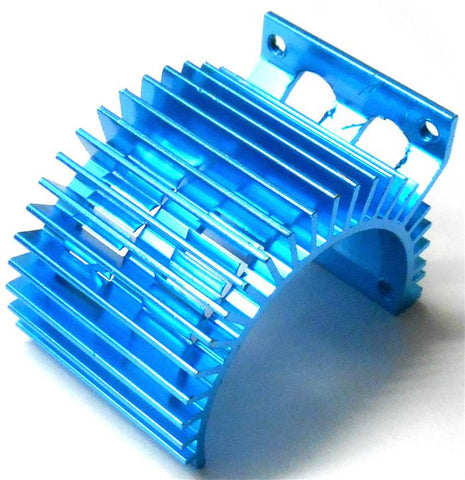 540 550 RC EP Motor Alloy Vented Heatsink Blue Side