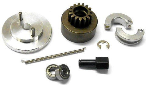 .21 + RC Nitro Engine 2 Shoe Clutch Flywheel + Bell Kit 6mm Axle