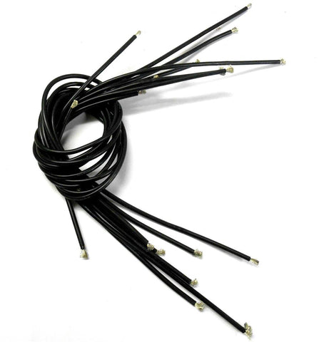 C1307-14 14AWG 14 AWG Silicone Wire 50cm 500mm Black 3.5mm Thick x 10