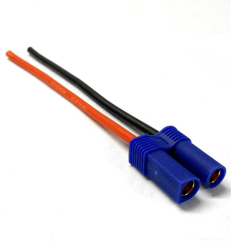 EC5BF14-10 RC Female EC5 Plug Battery Connector Wire 14AWG 10cm Long