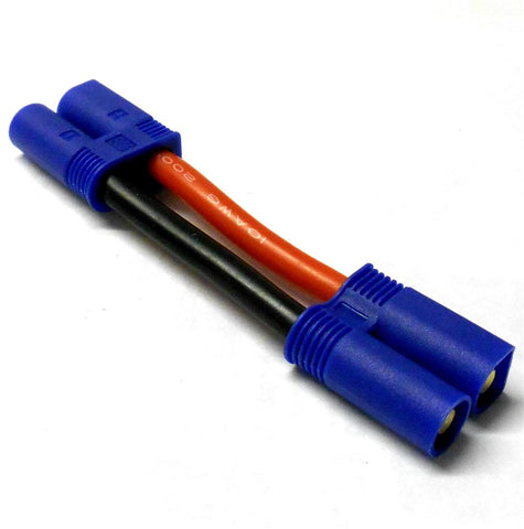 EC5M-EC5M-10-5 RC Male to Male EC5 Plug Battery Connector Wire 10AWG 5cm Long