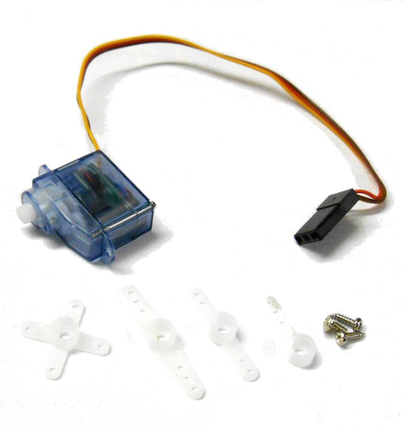 GS-3707 0.5kg Toque Mini Throttle Steering RC Servo Plastic Gears 1/16