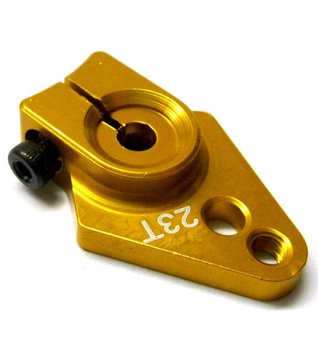 HS451050 1/10 Steering Alloy Servo Horn Arm 23 Teeth Tooth 23T Single Gold 25mm