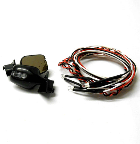 HY00147 1.10 RC Toy Body Shell Side Wing Mirrors Indicators 3mm Orange LED
