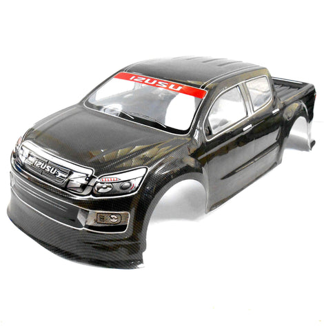 JLB19 RC 1/10 Scale Monster Truck Body Shell Cover Black Uncut