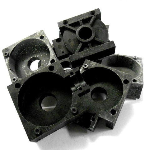 L11150 1/8 Scale Diff Differential Casing Housing Front / Rear - No Gears x 5