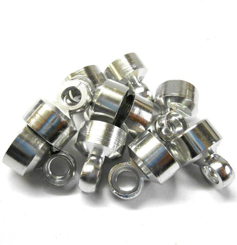L11154 1/10 Scale Shock Absober Damper Top Cap Seal Holder x 10 Silver 14mm 11mm