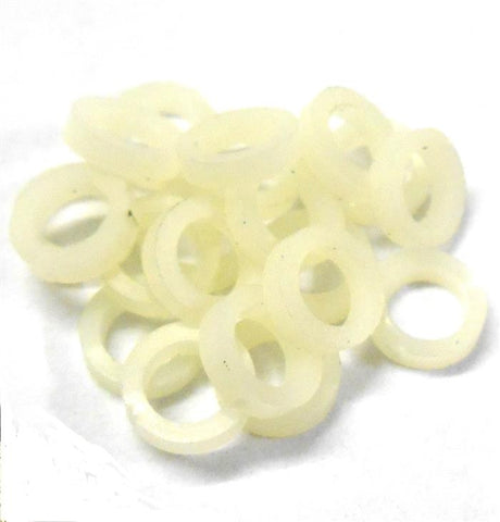 L11201 RC Nylon Nut Insert x 20 7mm x 5mm x 1.5mm 7x7x1.5 20pcs