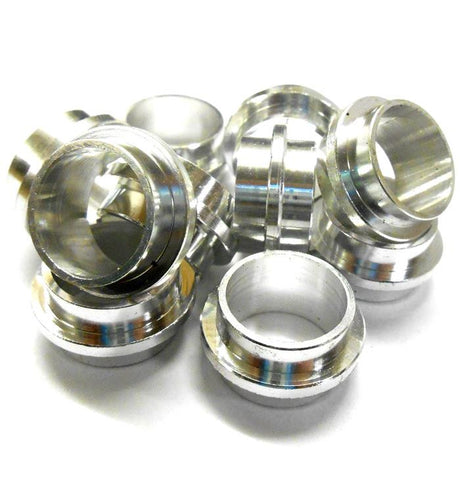 L11217 1/8 Scale Silver Barrel Washer x 10 20mm x 14mm x 10mm