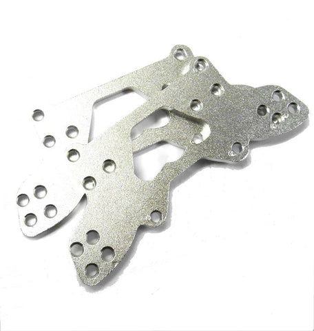 L11267 1/10 Scale Buggy Shock Tower Plate x 1 Alloy Silver / Chrome