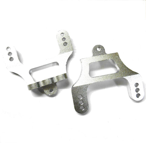 L11315 1/8 Scale Monster Truck Silver Shock Tower Alloy x 2 Front / Rear 1 Set