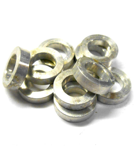 L11325 10mm x 6mm x 2.5mm Plastic Silver Washer x 10 10x6x2.5