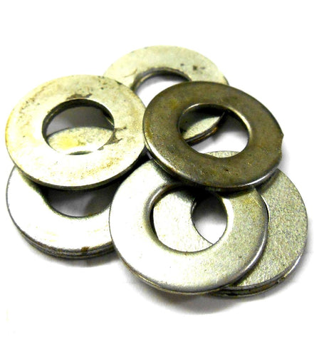 L11339 17mm x 8mm x 0.9mm Steel Silver Washer x 10 17x8x0.9