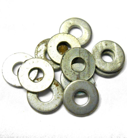 L11349 7.8mm x 3mm x 0.75mm Steel Silver Washer x 10 7.8x3x0.75
