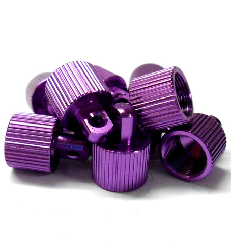 L11431 Alloy Purple Fuel Stop End Cap x 10 10mm 8mm 14mm 10x8x14 ODxIDxL