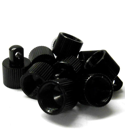 L11437 Alloy Black Fuel Stop End Cap x 10 10mm 8mm 14mm 10x8x14 ODxIDxL