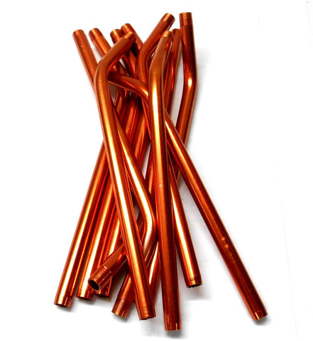L11441 RC Nitro Fuel Refill Bottle Pipes Only x 10 Orange 8mm Diameter