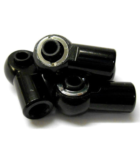 L11472 M6 6mm Connector RC Alloy Track Rod End Right Thread Black Metric RC X 4