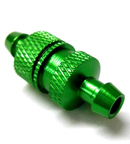 L11513 1/5 Scale RC Nitro Engine Small Inline Alloy Oil Fuel Filter Green