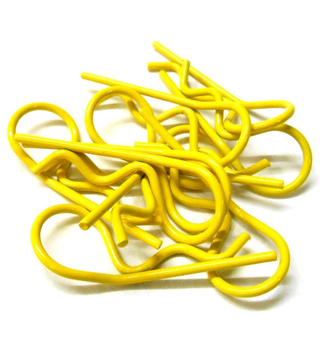L11601L Yellow Large 35mm Long Body Cover Post R Clips Pins Secure Shell 1/5 1/8