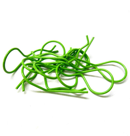 L11604M Green Medium 30mm Long Body Cover Post R Clips Pin Shell 1/10 1/8