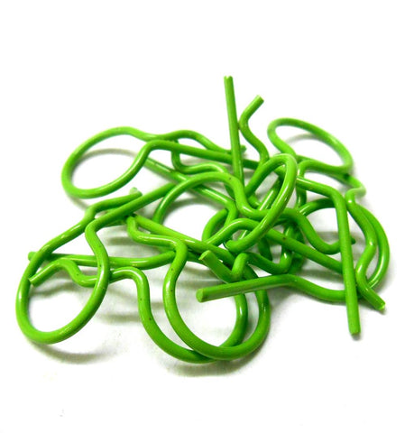 L11604S Green Small 25mm Long Body Cover Post R Clips Pins Shell 1/10 1/16