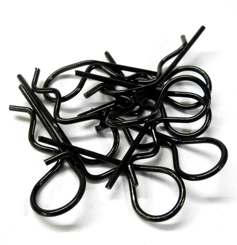 L11605L Black Large 35mm Long Body Cover Post R Clips Pins Secure Shell 1/5 1/8