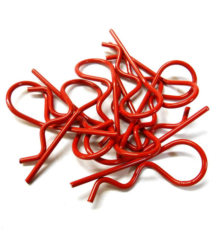 L11607L Red Large 35mm Long Body Cover Post R Clips Pins Secure Shell 1/5 1/8