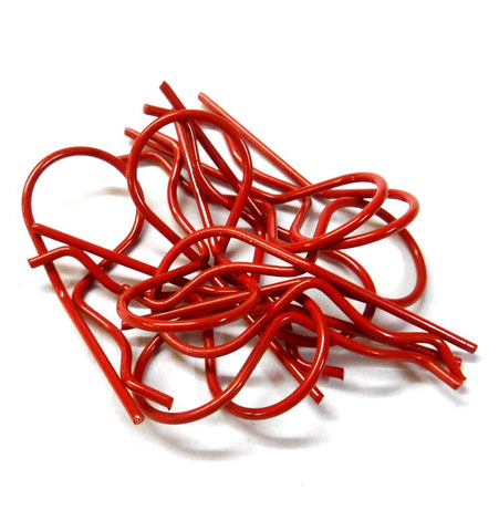 L11607M Red Medium 30mm Long Body Cover Post R Clips Pin Shell 1/10 1/8