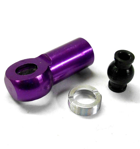 L270L1 M8 8mm Connector RC Alloy Track Rod End Left Thread Purple Metric RC