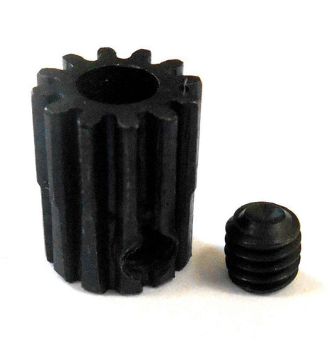 L612 Module 0.6 0.6M 12T 12 Teeth Tooth Motor Pinion Gear Black 540 3.17mm Bore