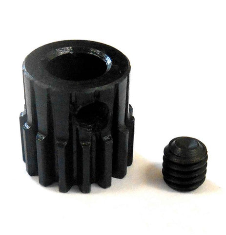 L615B Module 0.6 0.6M 15T 15 Teeth Tooth Motor Pinion Gear Black 540 5mm Bore